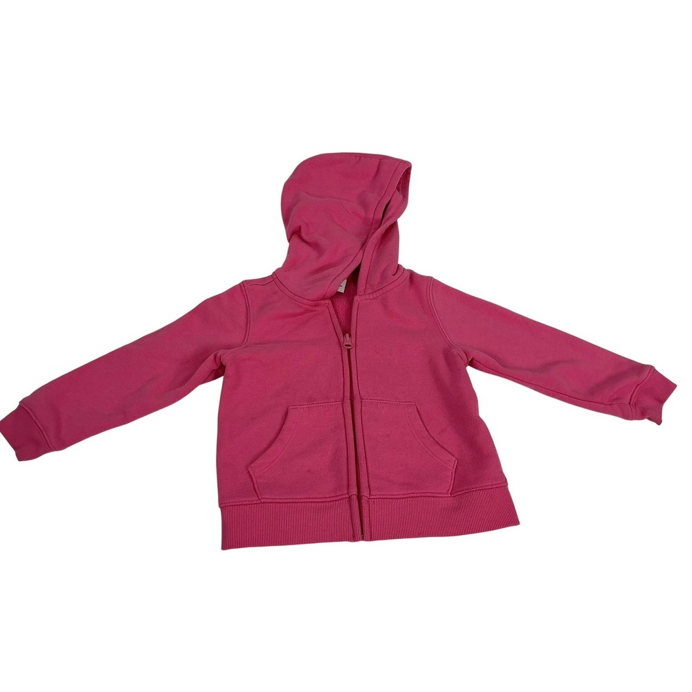Amazon‎ Essentials Girls Pink Full Zip Up Hoodie Winter Coat Jacket Size 3T Kids